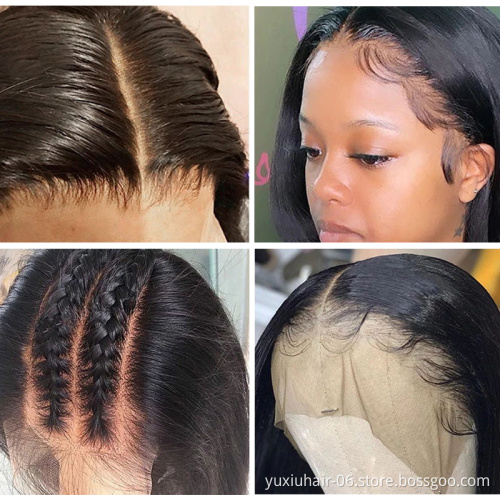 Brazilian body wave lace frontal wig Pre Plucked With Babyhair 13 by 4 30inch Cuticle Aligned human hair Wigs For Black Women